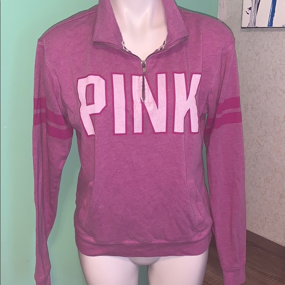 PINK Victoria's Secret Tops - PINK victoria’s secret half zip